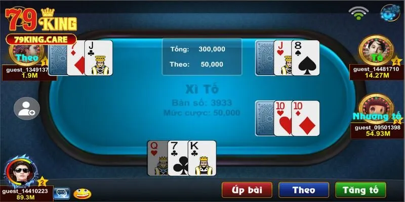 Gợi ý top chiến thuật đánh bài xì tố 79KING 99% chiến thắng