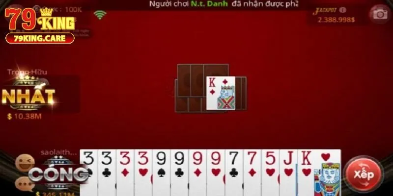 Bài Tiến Lên 79KING - Cập Nhật Cách Chơi Cực Dễ Hiểu 3 Các trường hợp xác định chiến thắng