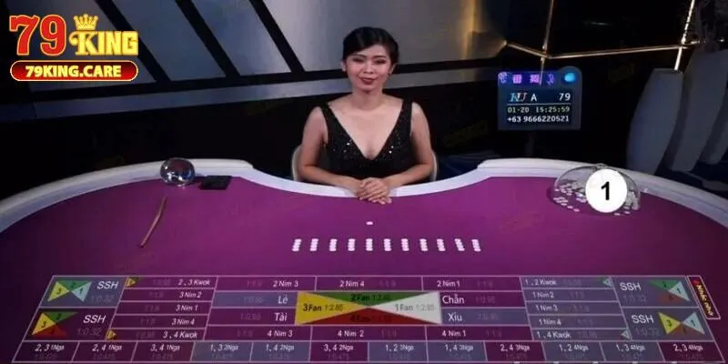 Luật chơi cùng cách cá cược Fantan 79KING cực chi tiết