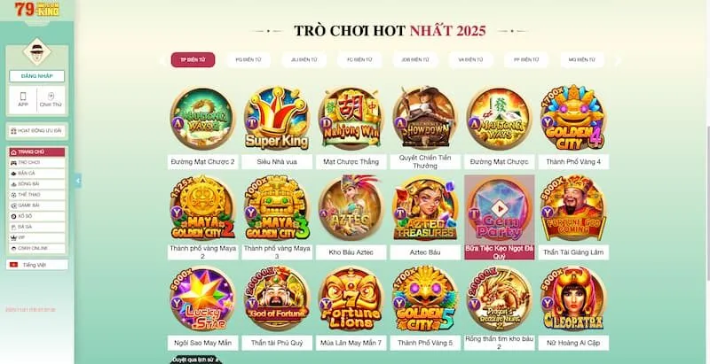 Tìm hiểu về hệ thống cá cược tại 79king